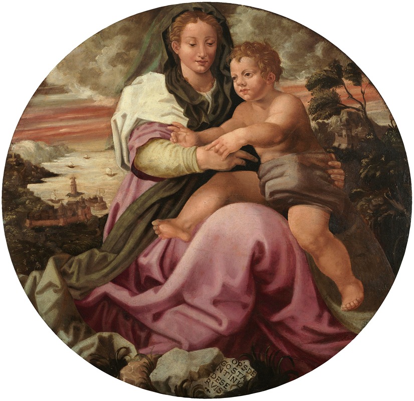 Virgin And Child by Constantini de Servi — digital art print download