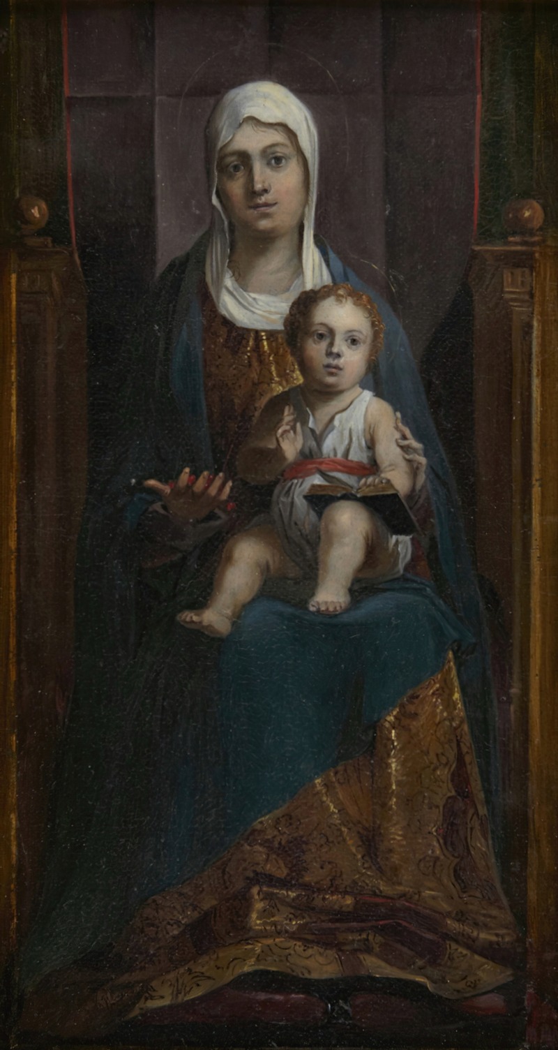 Madonna and Child by Давид Тенирс Младший — digital art print download