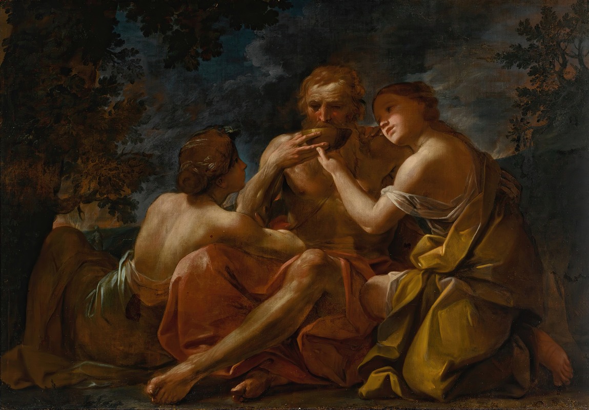 Lot and His Daughters by Felice Torelli — digital art print download