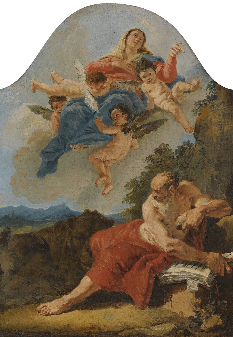 The Vision Of Saint Jerome — Франческо Фонтебассо