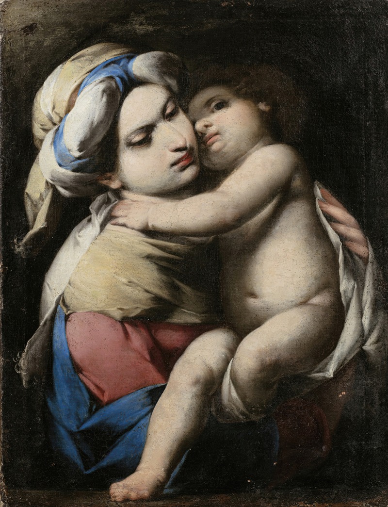 Virgin And Child by Giovanni Battista Spinelli — digital art print download