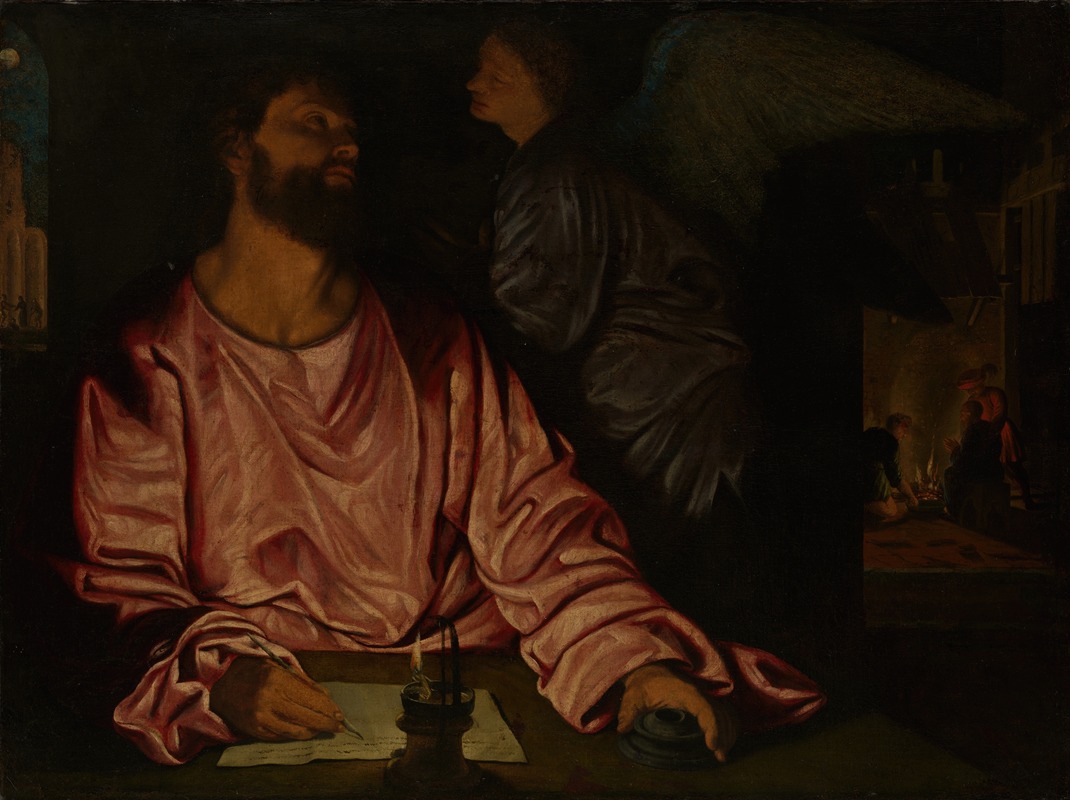 Saint Matthew and the Angel — Giovanni Girolamo Savoldo
