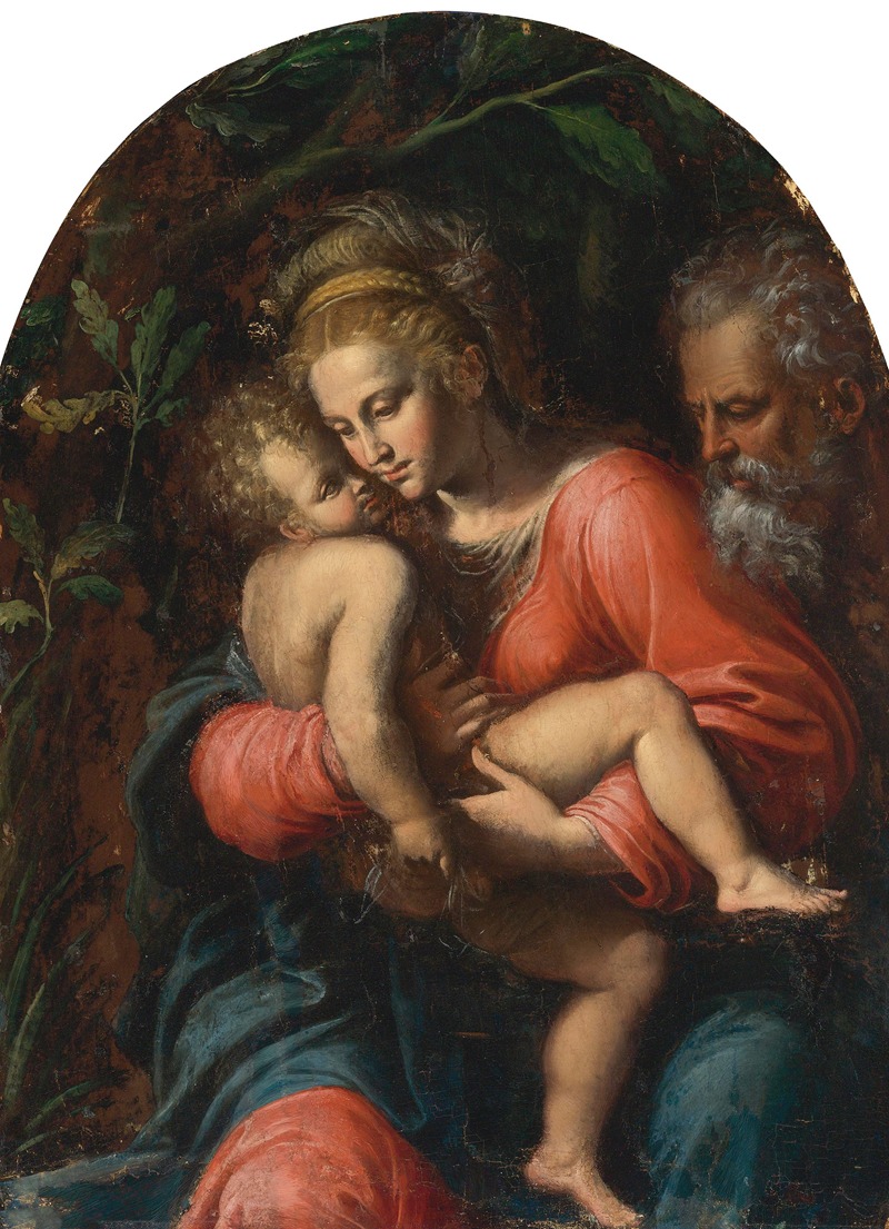 The Holy Family — Girolamo Da Carpi