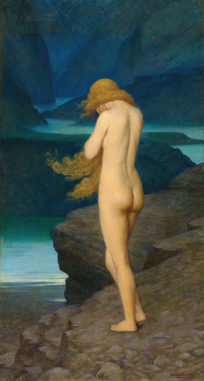 Eve in exile by Герберт Гюстав Шмальц — digital art print download