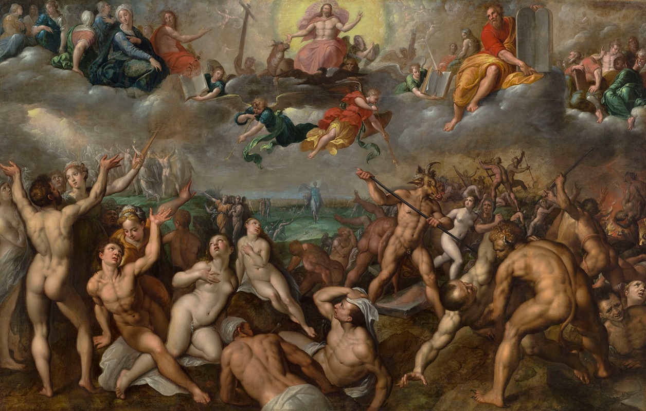 Last Judgement (Matthew 25:31-33) by Jacob De Backer — digital art print download