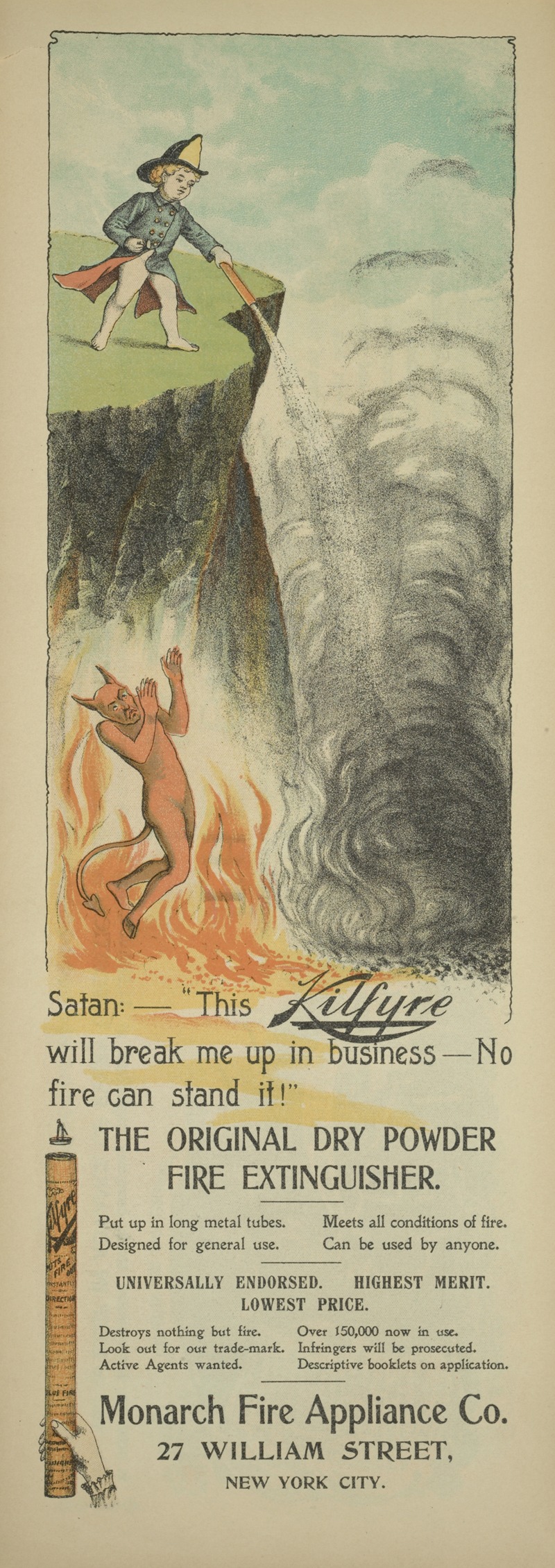Kilfire. Monarch Fire Appliance Co. by Аноним, 1899 — digital art print download