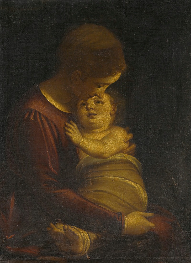 Madonna And Child by Luca Cambiaso — digital art print download