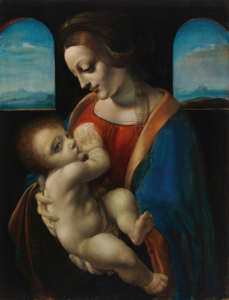 Madonna Litta, copy after Leonardo da Vinci — Магнус Энккель