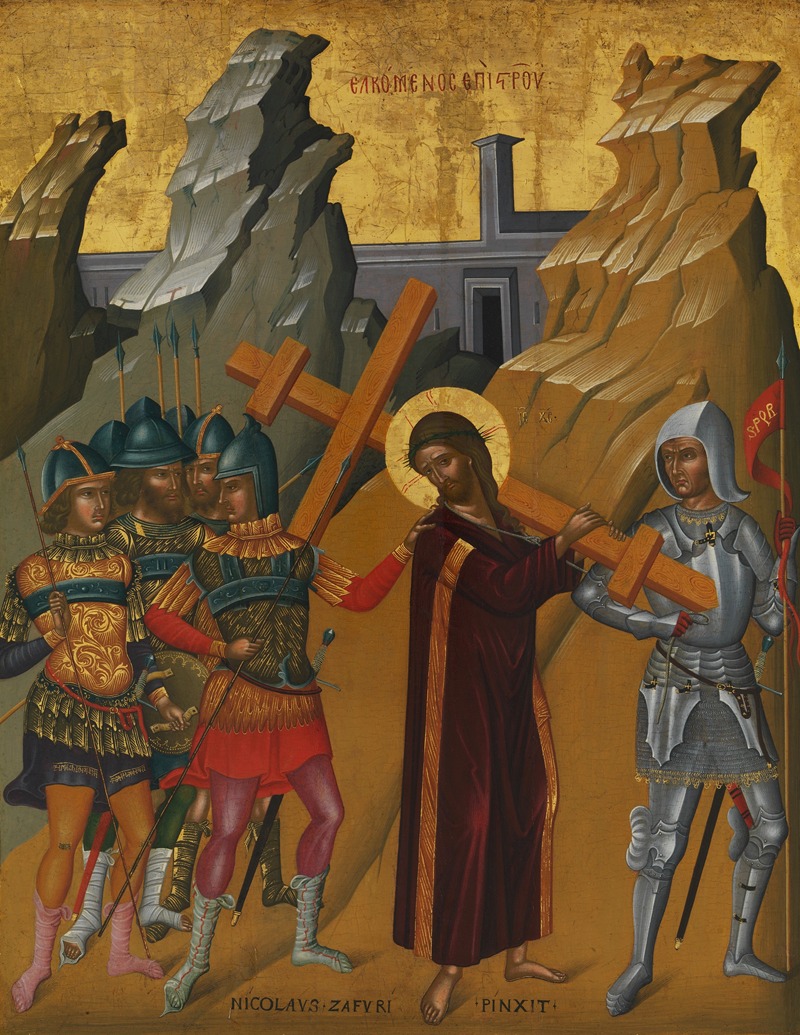 Christ Bearing the Cross — Nicolaos Tzafouris
