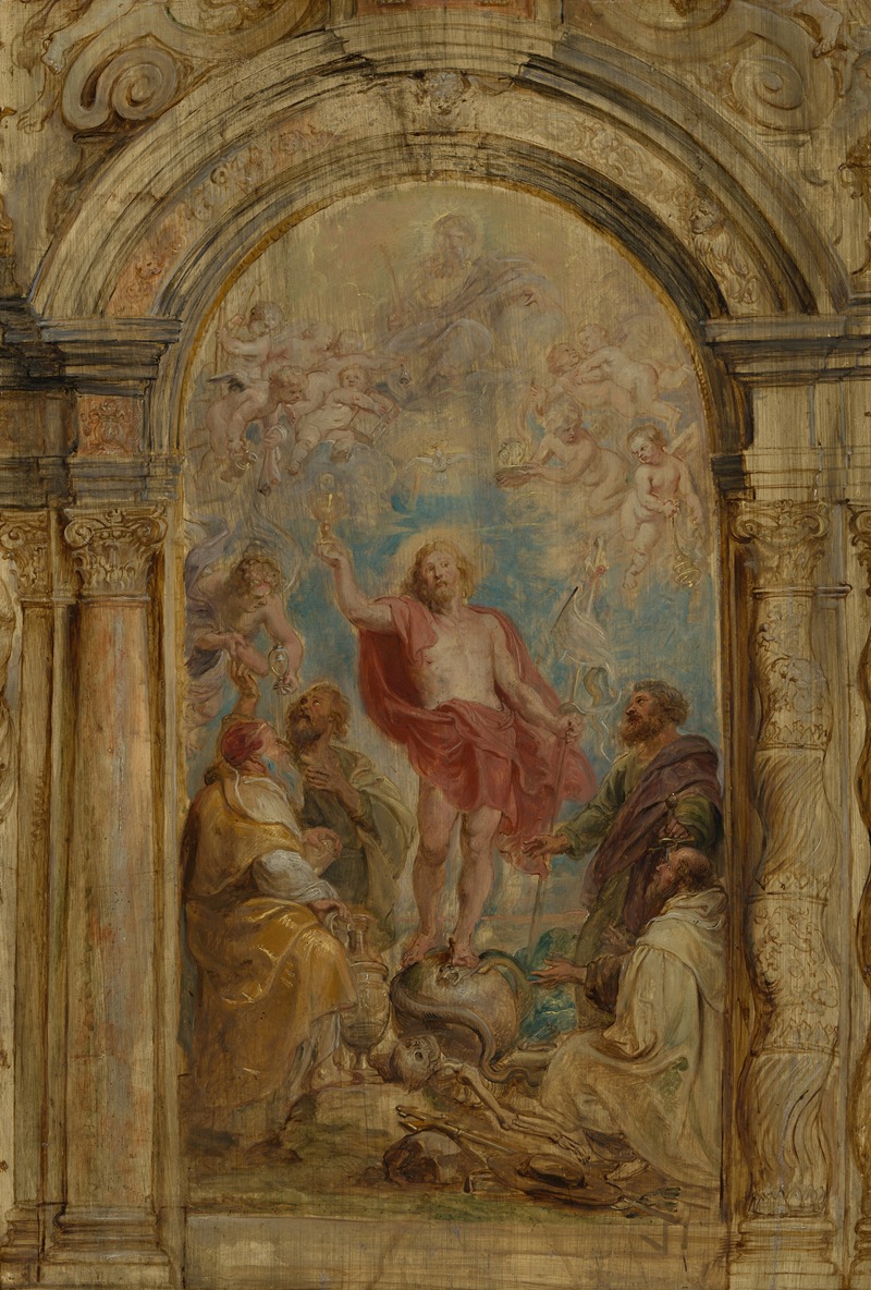 The Glorification of the Eucharist by Петер Пауль Рубенс — digital art print download