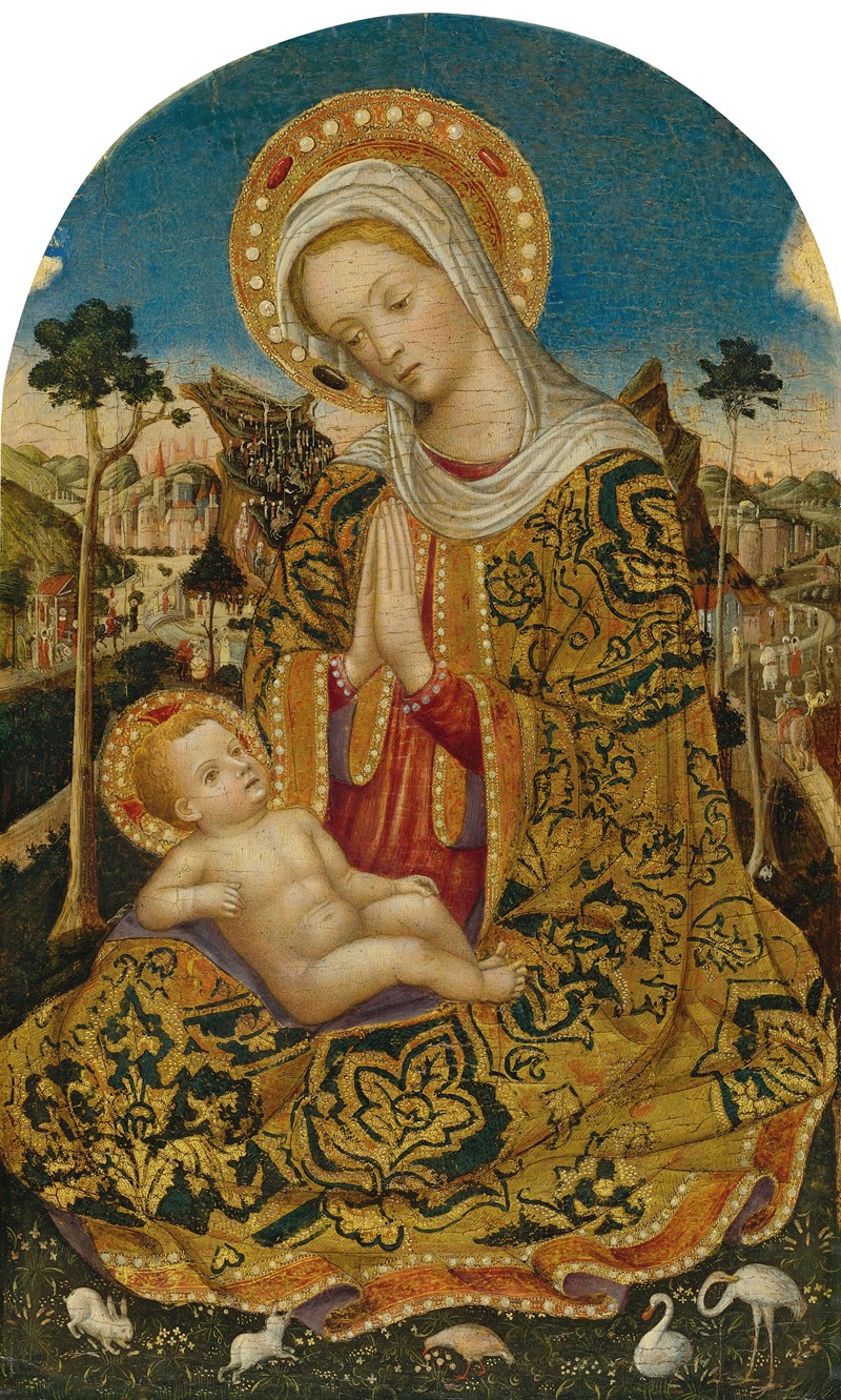 Madonna And Child by Quirizio di Giovanni da Murano — digital art print download