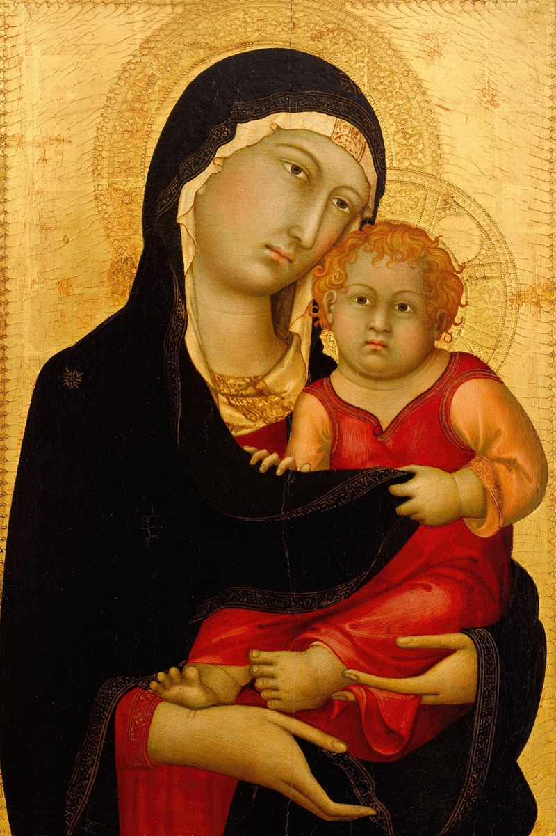 Madonna and Child by Simone Martini — digital art print download