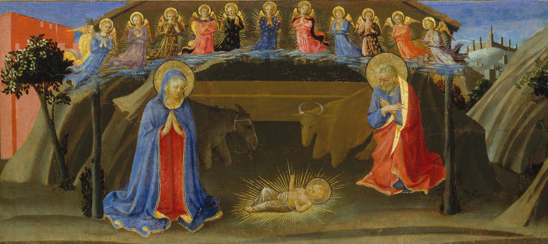 The Nativity by Zanobi Strozzi — digital art print download
