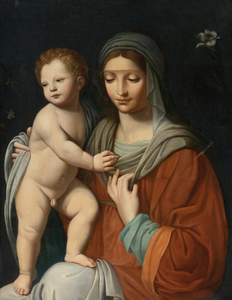 Virgin And Child by After Bernardino Luini — digital art print download