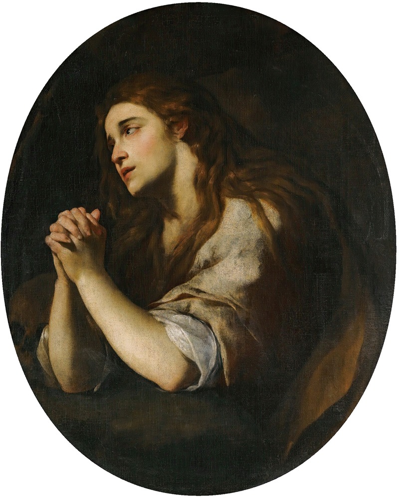 The Penitent Magdalene by Andrea Vaccaro — digital art print download