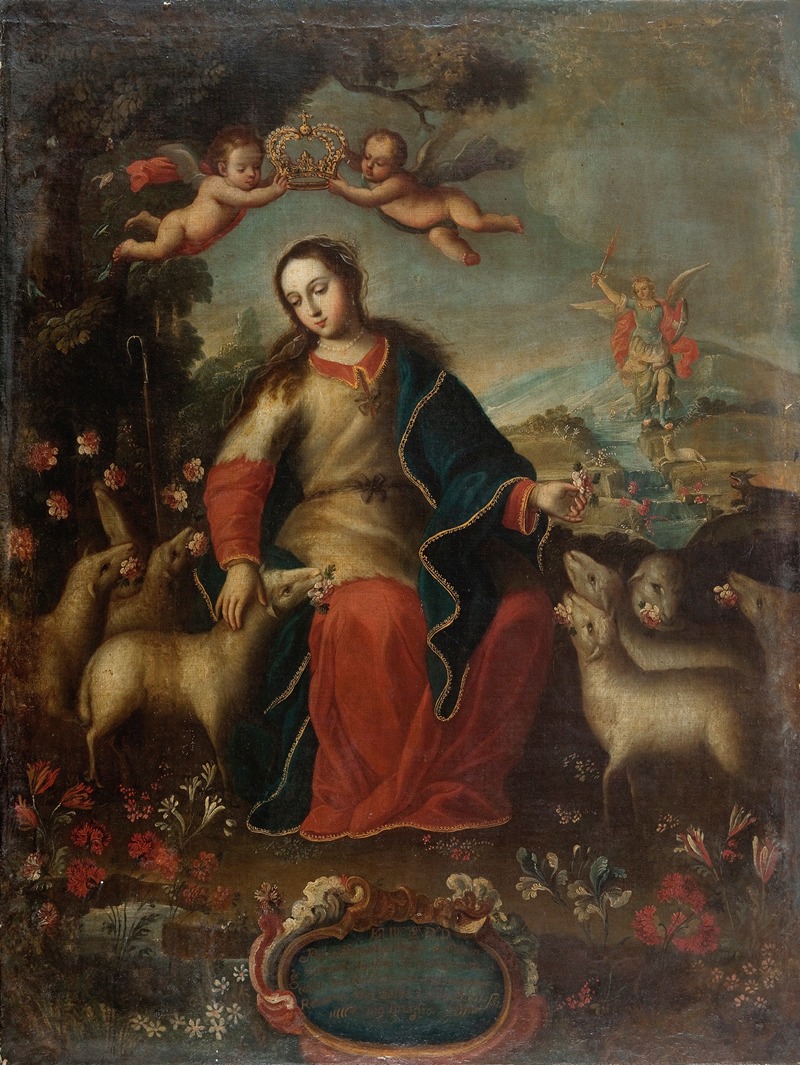 La Divina Pastora by Аноним — digital art print download