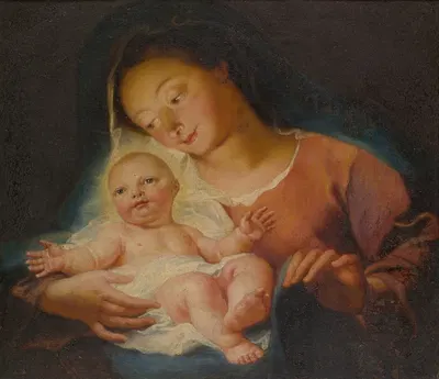 Madonna And Child by Антуан Койпель — digital art print download