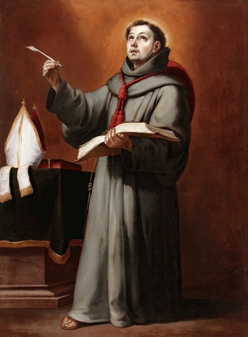 Saint Bonaventura by Бартоломе Эстебан Мурильо — digital art print download