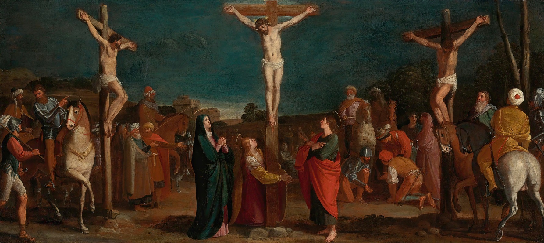 Crucifixion With Thieves by Bartolomeo Carducci — digital art print download