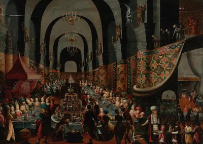 Balthasar's Feast by Circle of Frans Francken the Younger — digital art print download