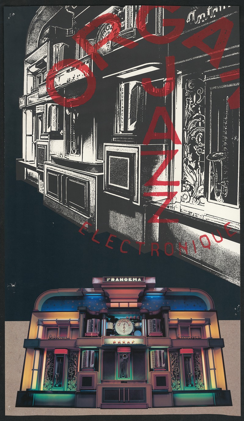 Organ Jazz Electronique by Аноним — digital art print download