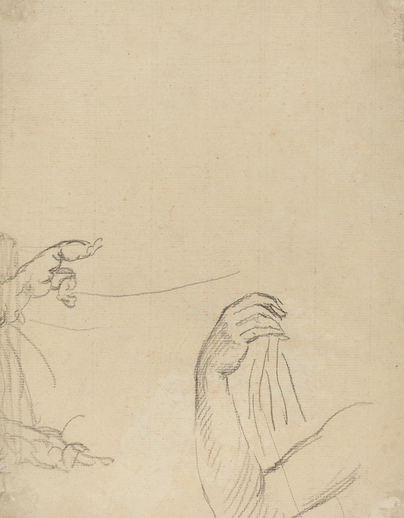 Study of Two Putti and a Draped Arm — Джованни Баттиста Чиприани