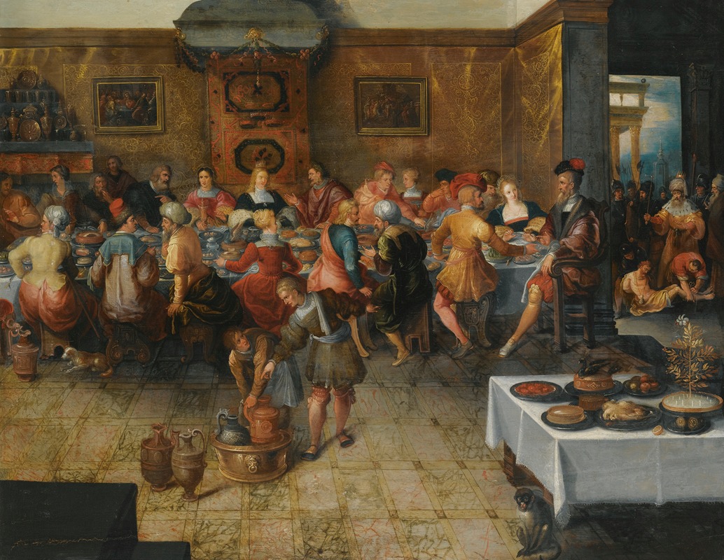 The Parable Of The Wedding Feast — Frans Francken the Younger