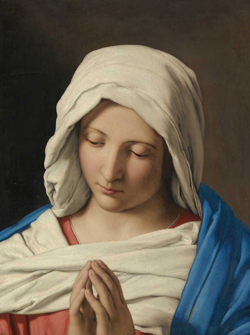 The Madonna In Prayer by Джованни Баттиста Сальви да Сассоферрато — digital art print download