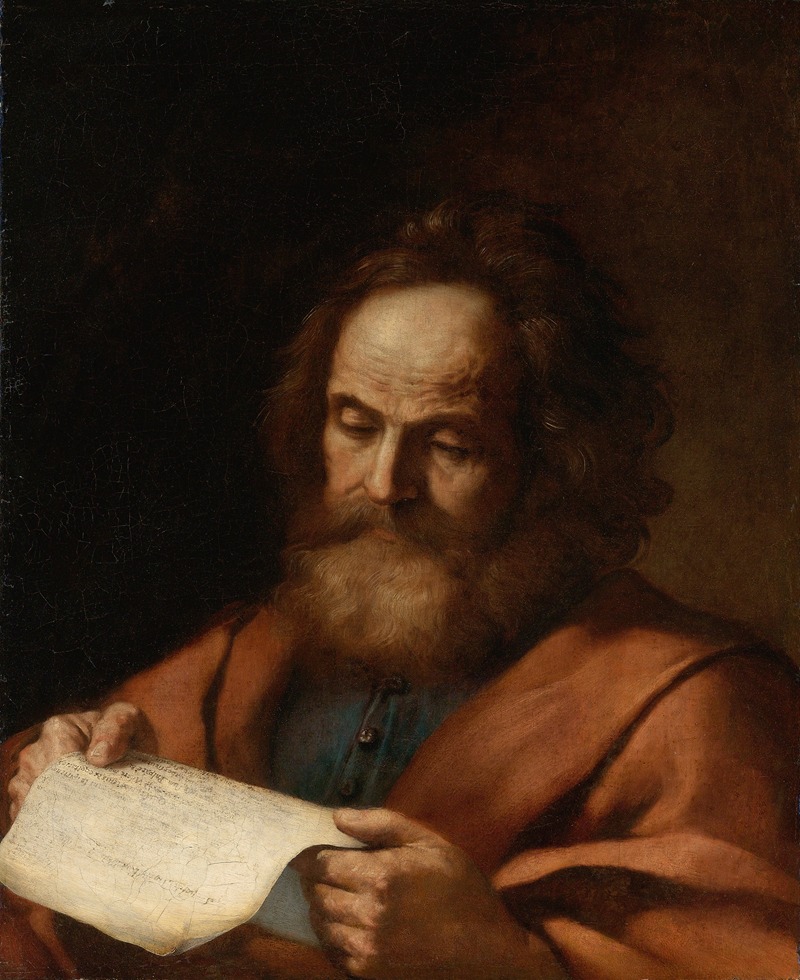 Saint Luke by Гверчино, 1631 — digital art print download