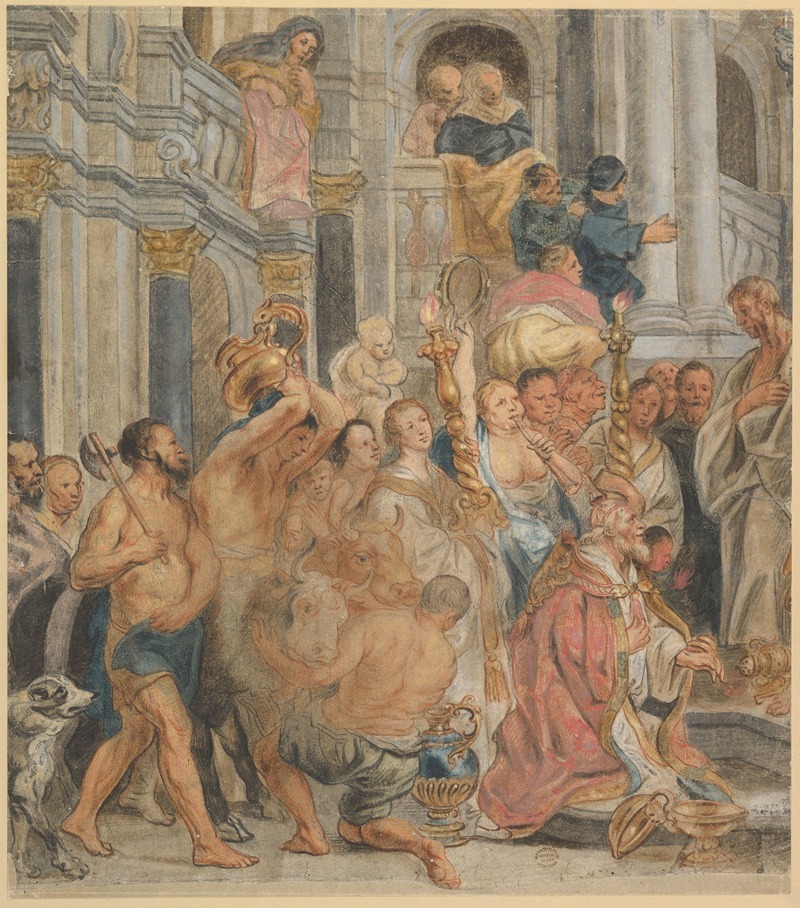 Saint Paul at Lystra by Якоб Йордаанс — digital art print download
