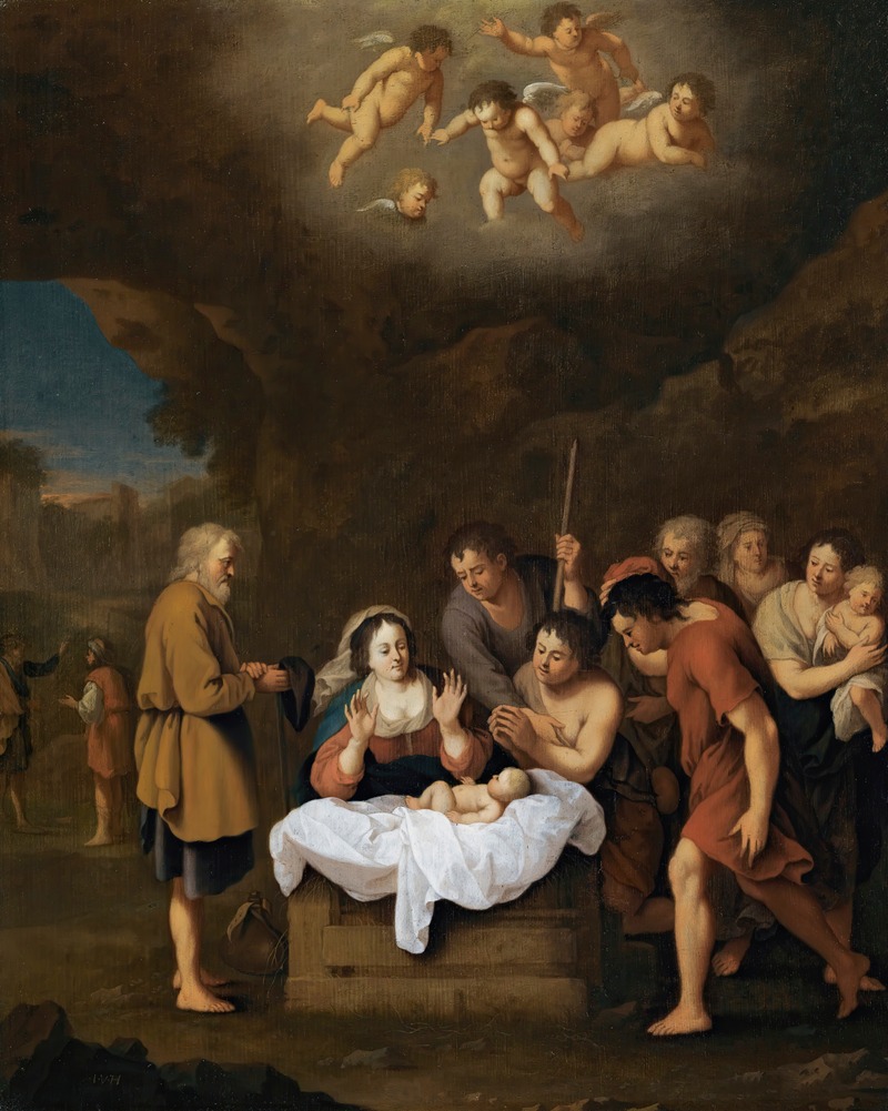 The Nativity by Йохан ван Хенсберген — digital art print download