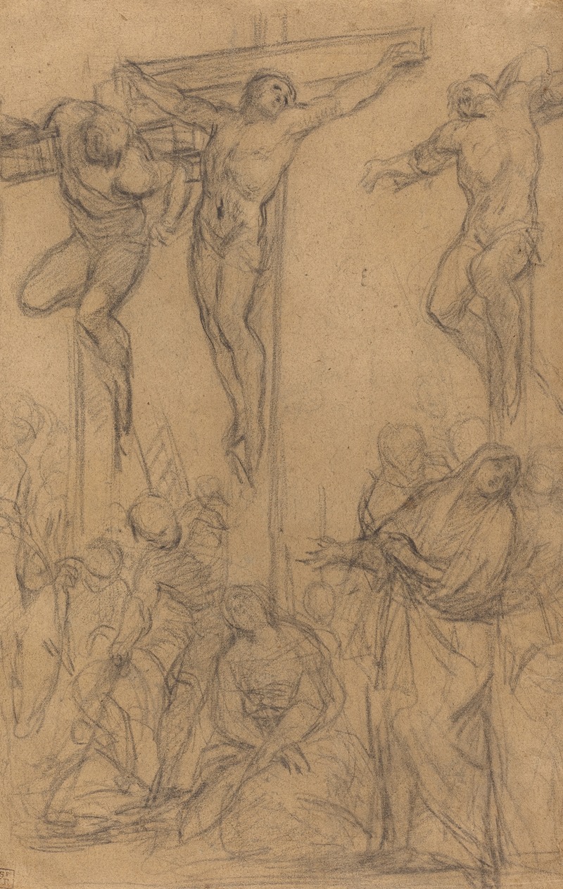 The Crucifixion by Giovanni Battista Naldini — digital art print download