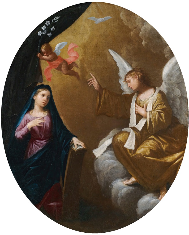 The Annunciation by Lorenzo Pasinelli — digital art print download