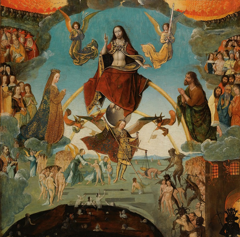 The Last Judgement by Lower Rhenish School — digital art print download