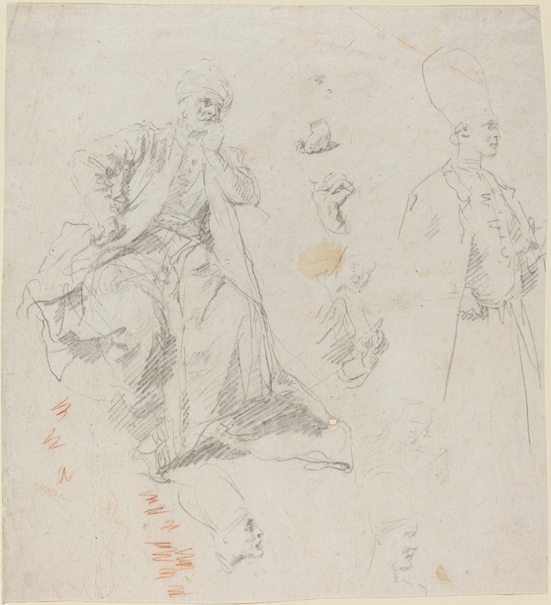 Caliph Aladin and His Counselors — Giovanni Battista Piazzetta
