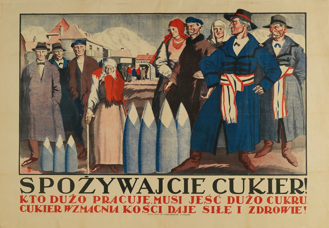 Spożywajcie cukier! by Аноним — digital art print download