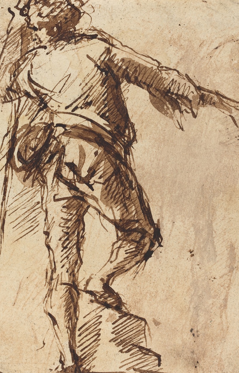 A Young Man with a Staff by Джованни Баттиста Пиранези, c. 1765 — digital art print download