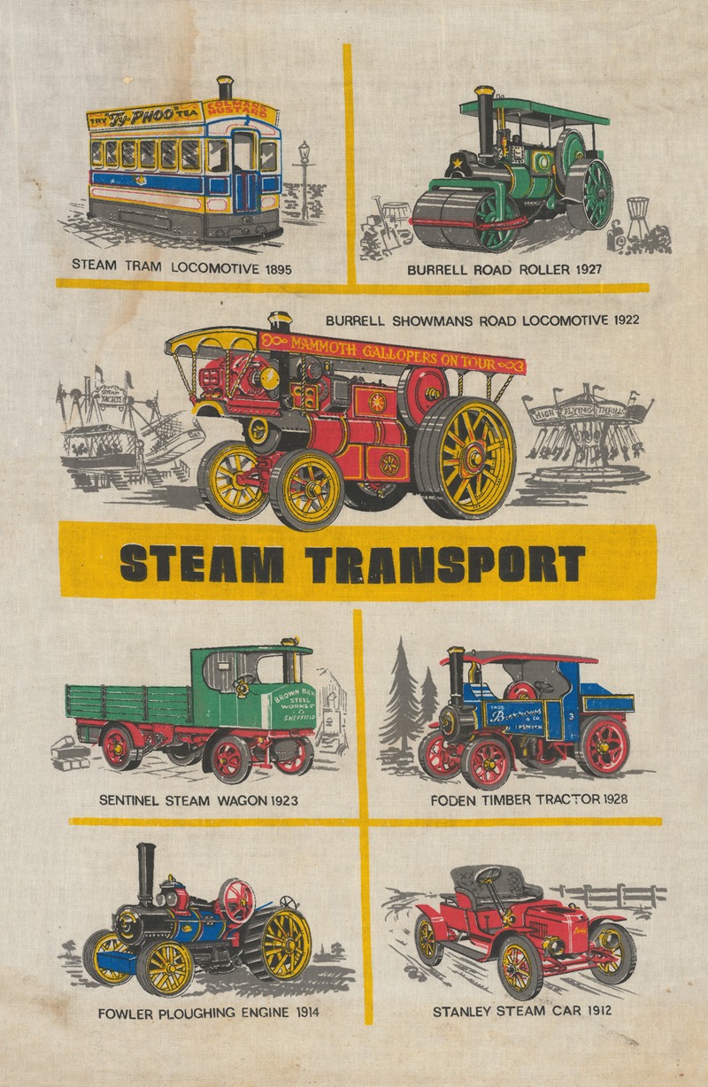 Steam Transport by Anonymous — digital art print download