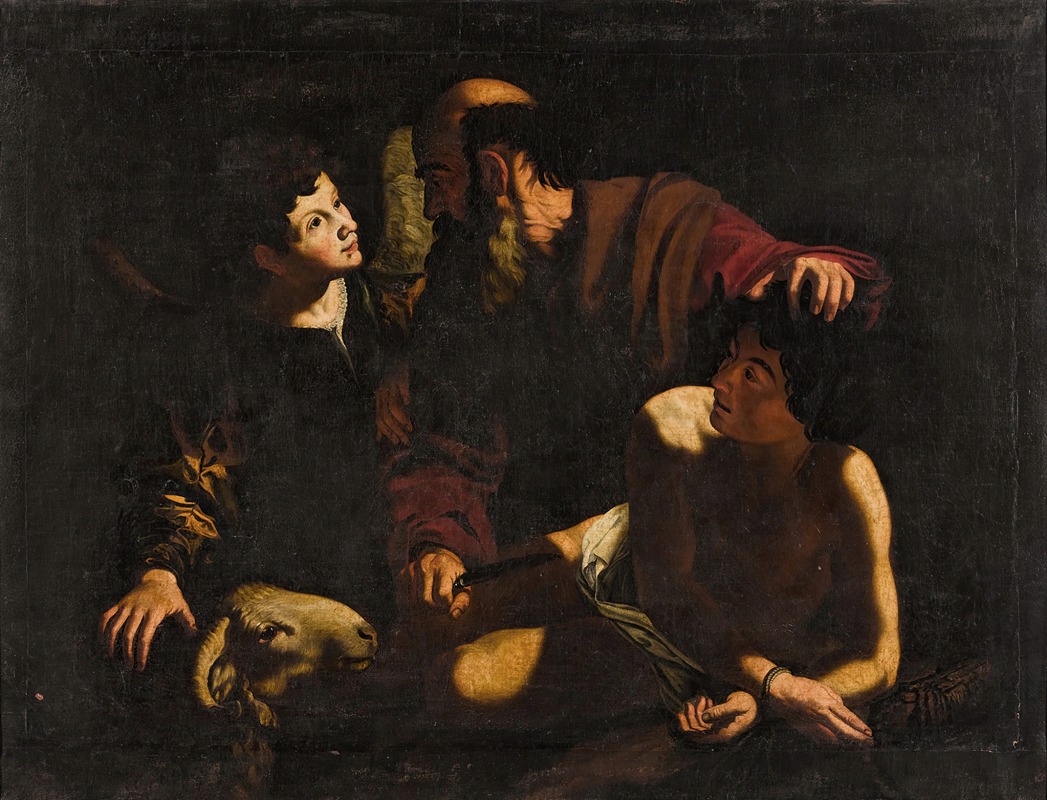 The Sacrifice of Isaac — After Bartolomeo Cavarozzi