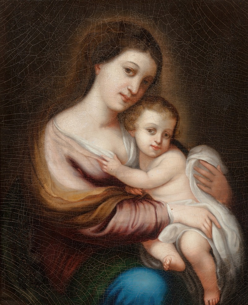 After Bartlomé Esteban Murillo Virgin and Child — Edouard-Denis Baldus