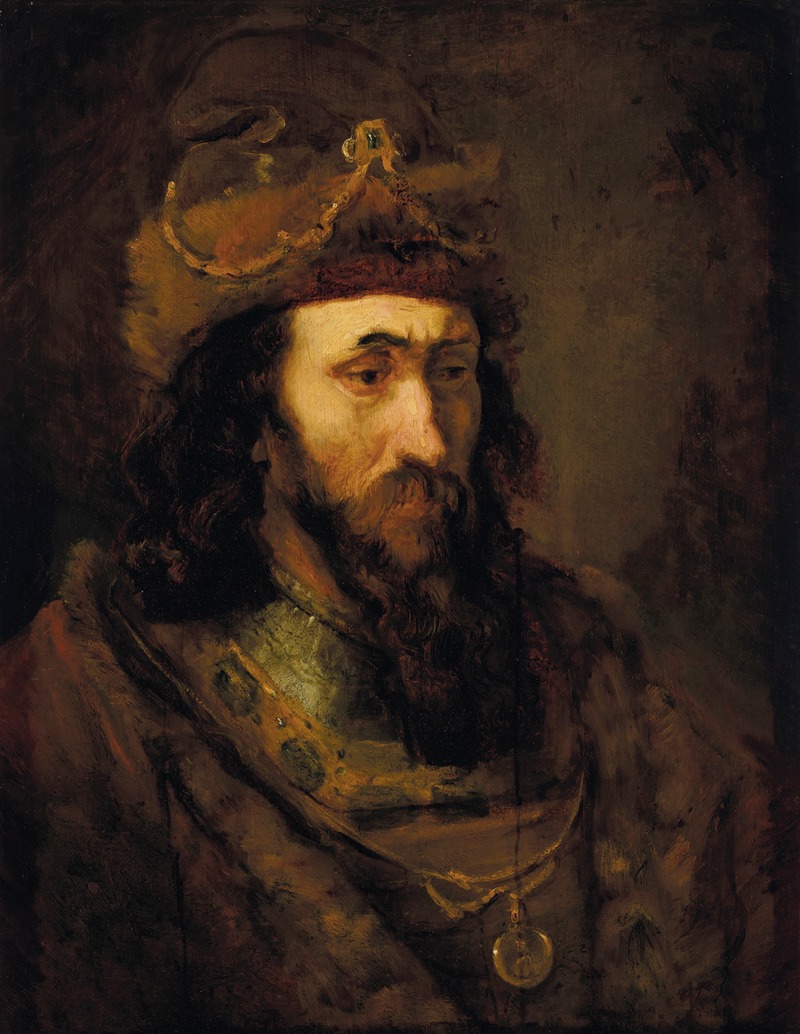 Head of an Old Testament king — Аноним