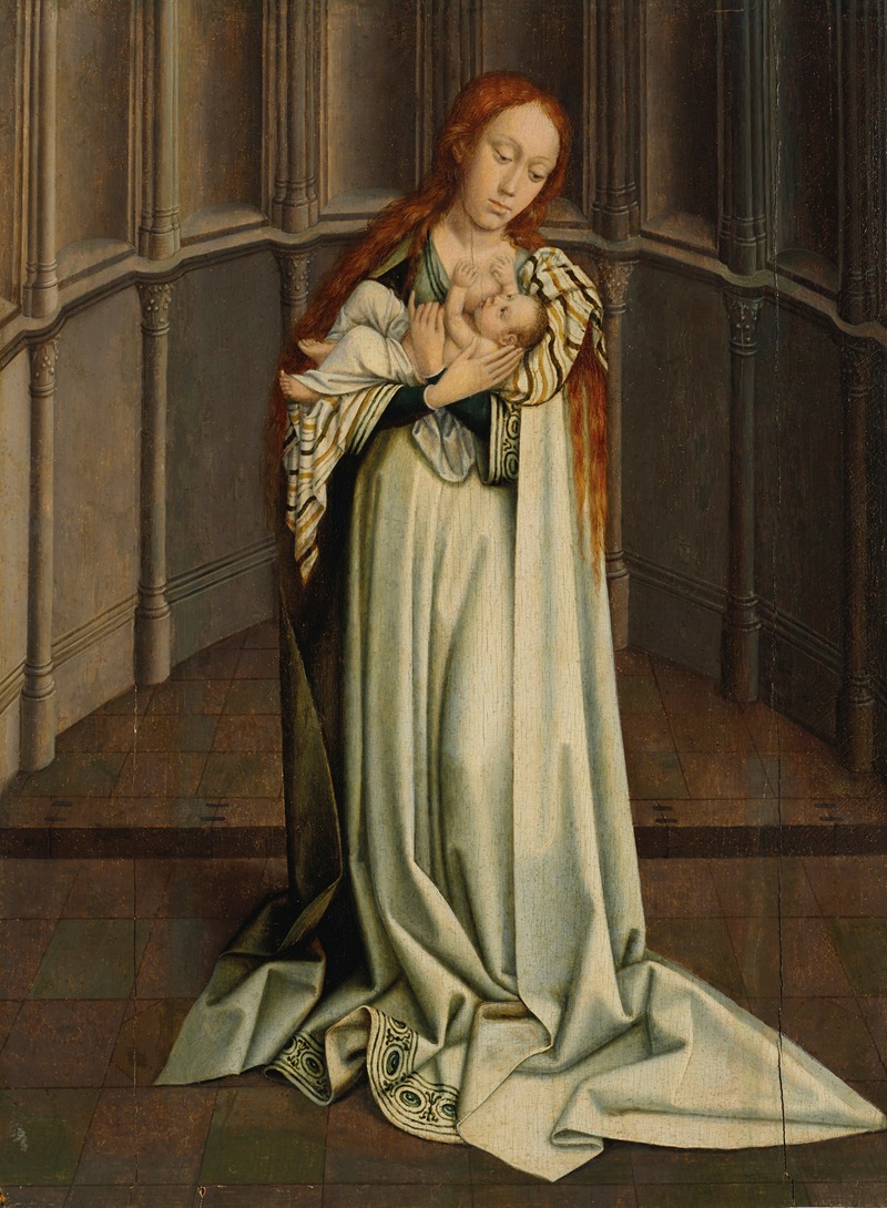 The Virgin and Child in an apse — Follower of Robert Campin