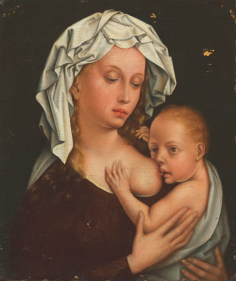 The Virgin and Child by Follower of Robert Campin — digital art print download