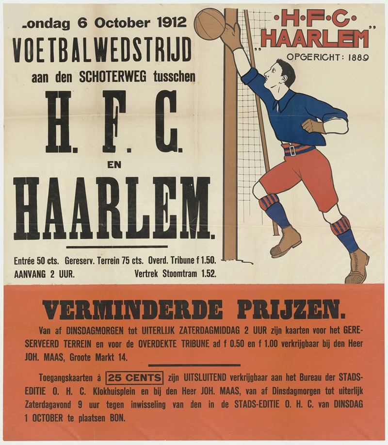 Voetbalwedstrijd H.F.C — Anonymous