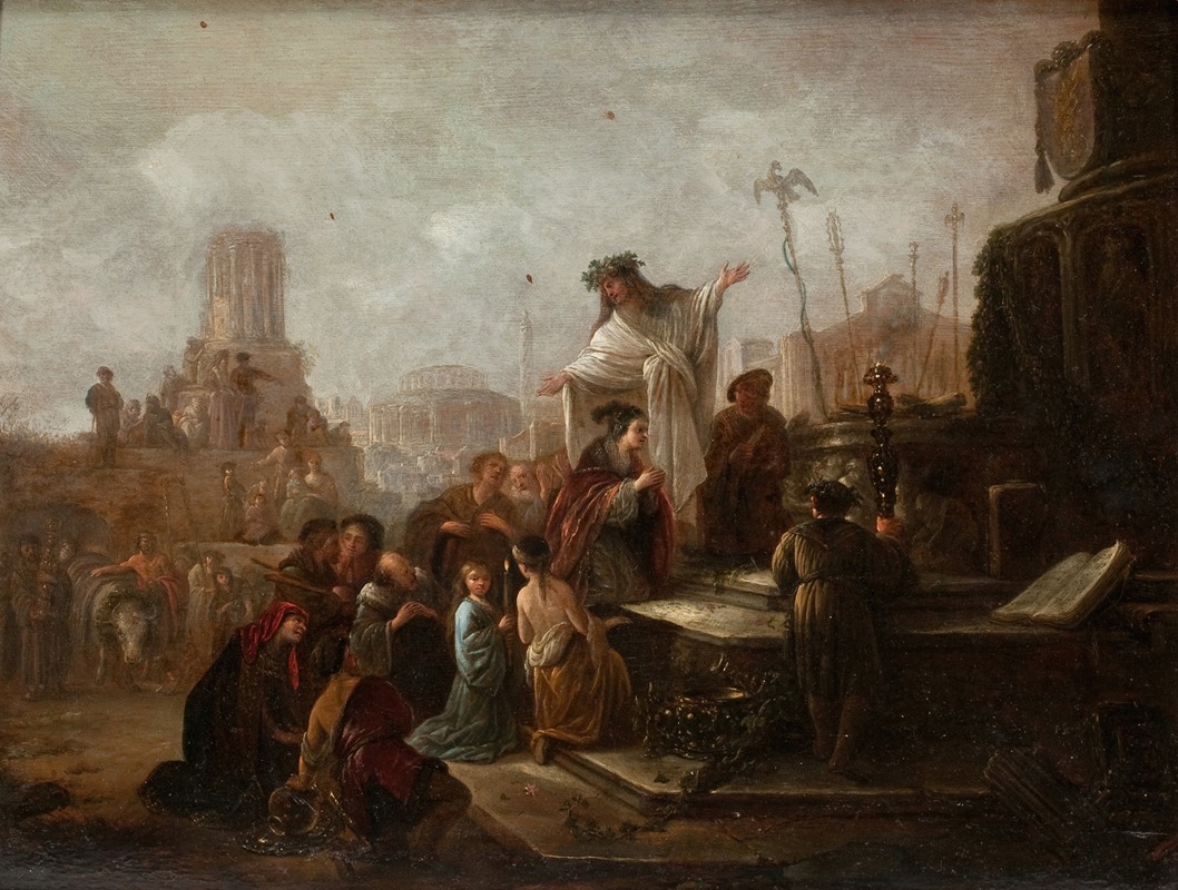 St. Paul and St. Barnabas at Lystra — Jacob Willemsz. de Wet