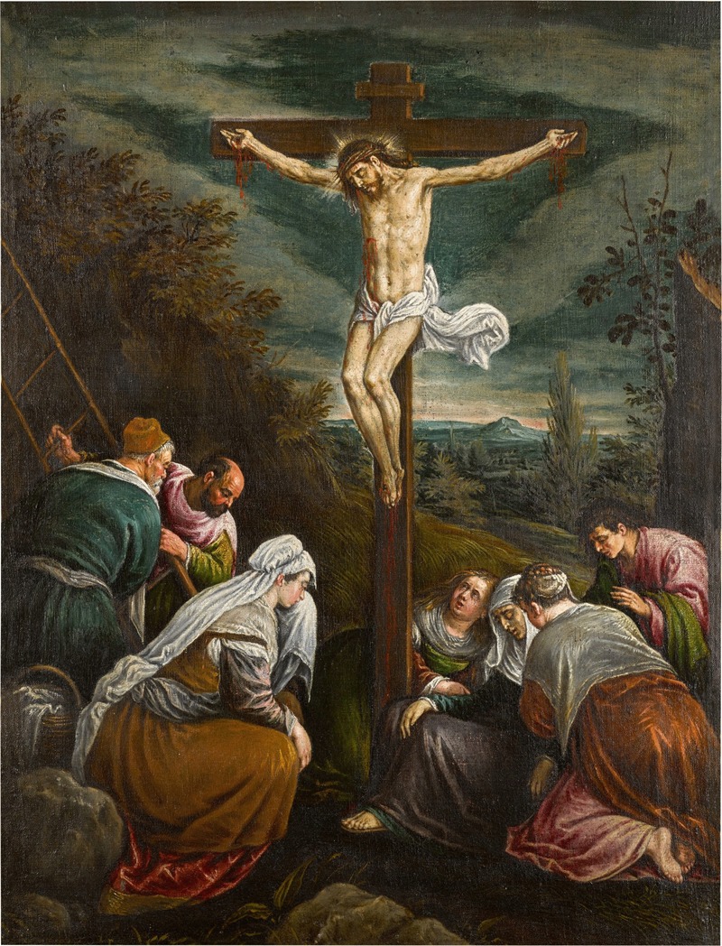 The Crucifixion by Workshop of Jacopo Bassano — digital art print download