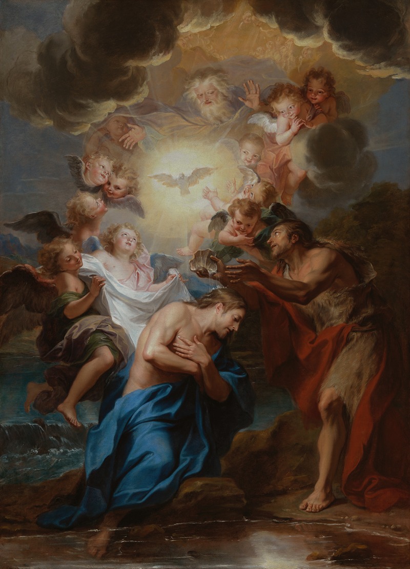 The Baptism of Christ — Antoine Coypel