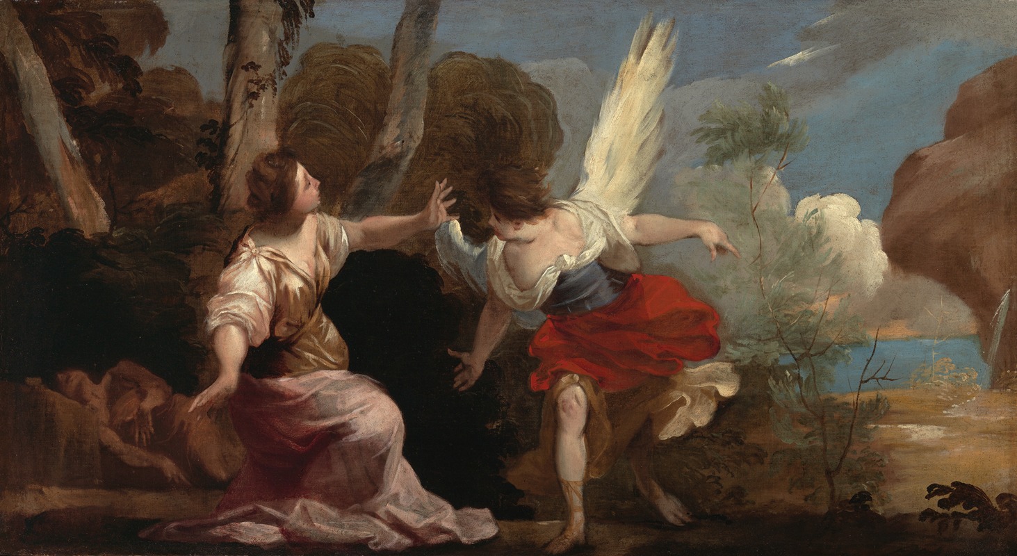 Hagar and the Angel by Francesco Maffei — digital art print download
