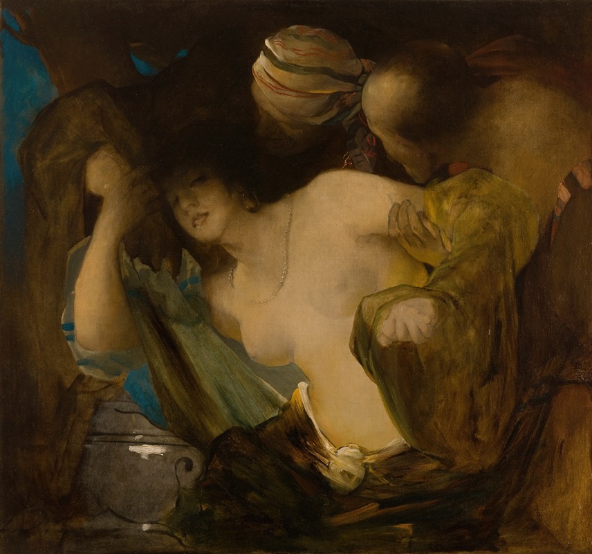 Susanna and the Elders by Францишек Жмурко, 1879 — digital art print download