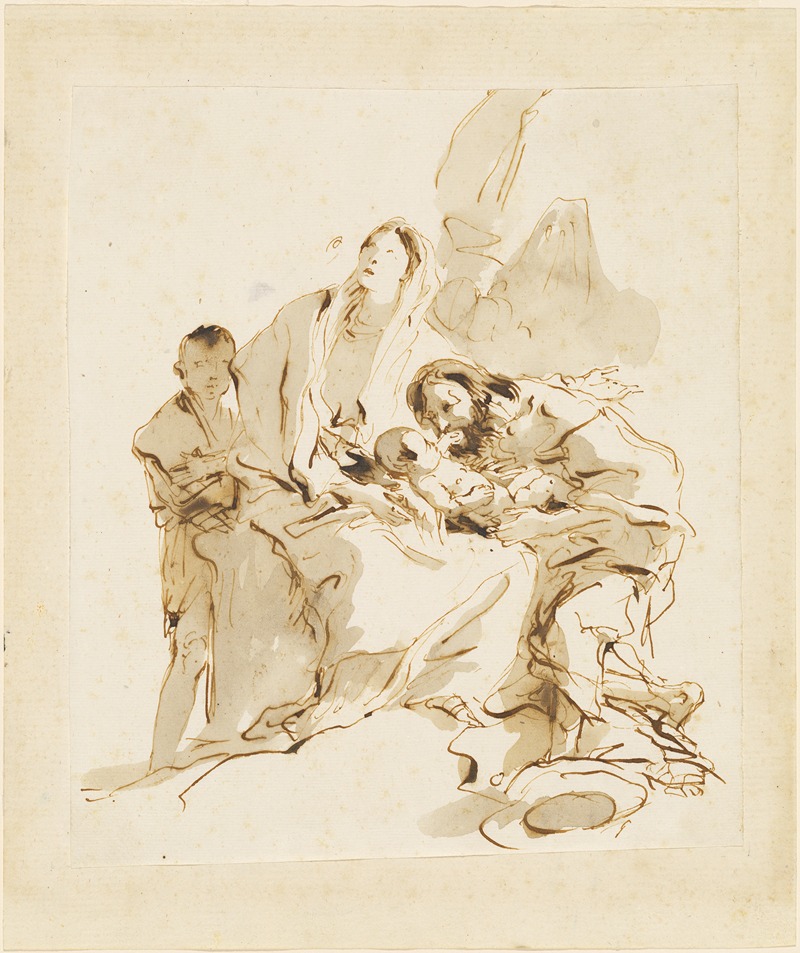 The Holy Family — Giovanni Battista Tiepolo